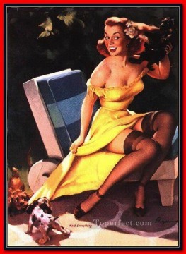 Pin up Painting - Gil Elvgren pin up 28